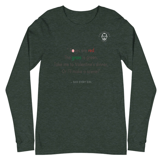 A poem from every girl-Long Sleeve Tee - Hil-arious Dads