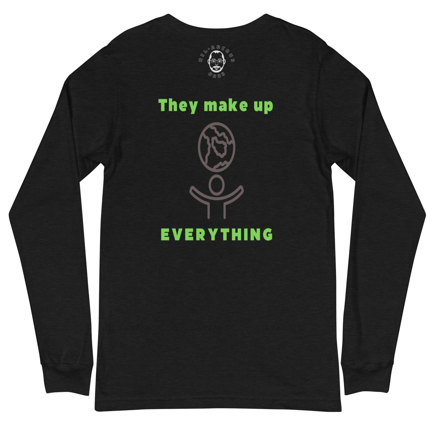 Don't trust atoms-Long Sleeve Tee - Hil-arious Dads