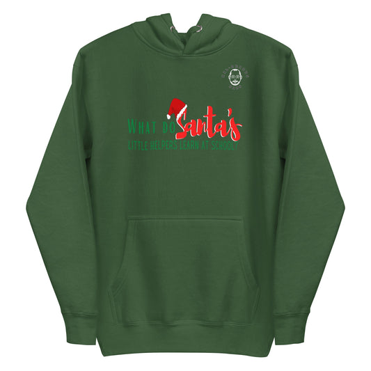 What do Santa’s little helpers learn at school?-Hoodie - Hil-arious Dads