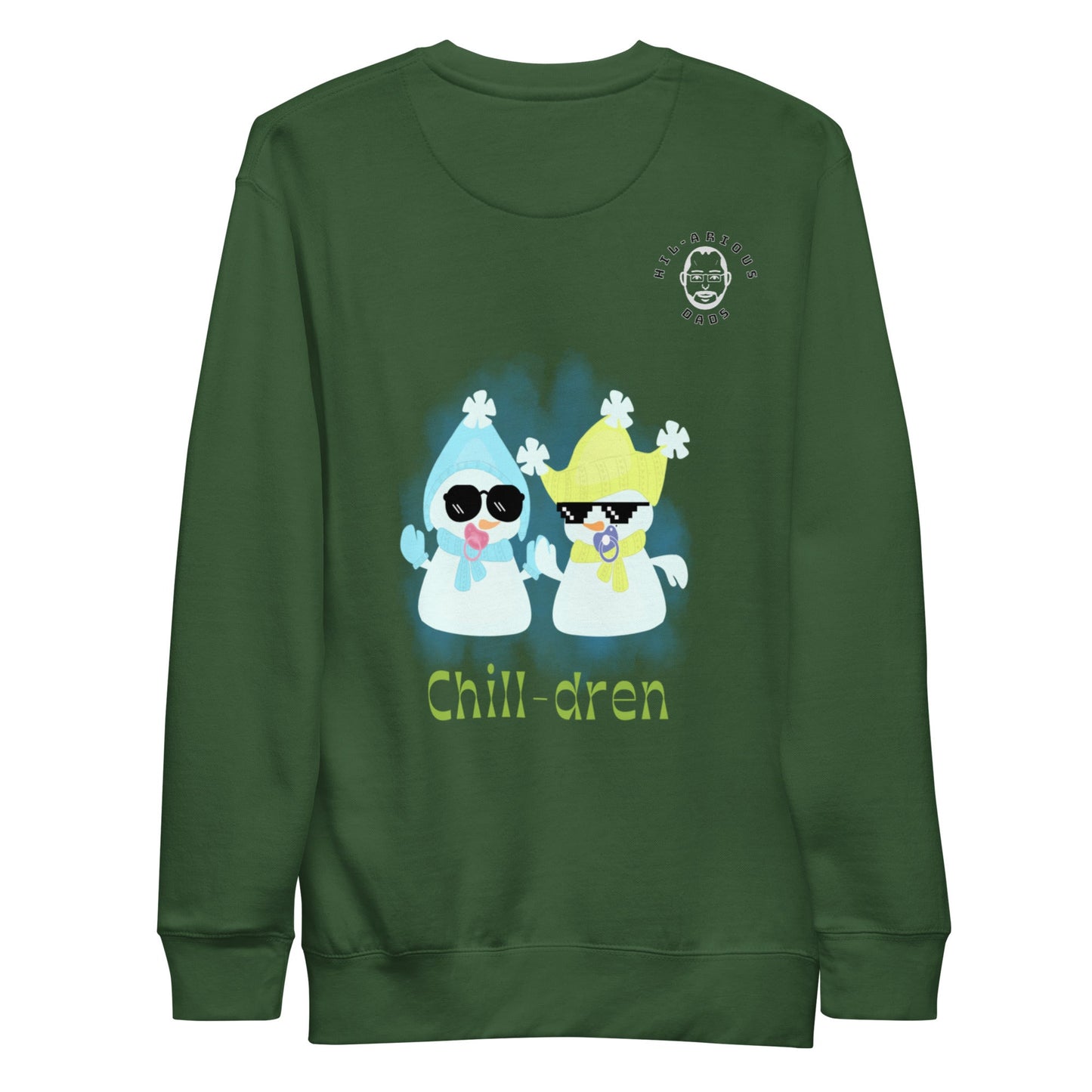 What do snowmen call their offspring?-Sweatshirt - Hil-arious Dads
