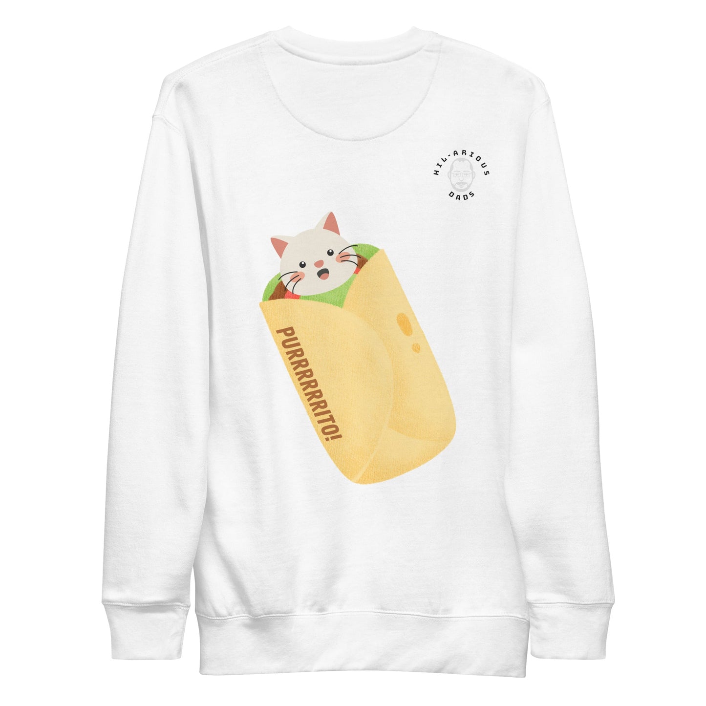 What do you call a cat in a blanket on Cinco De Mayo?-Sweatshirt - Hil-arious Dads