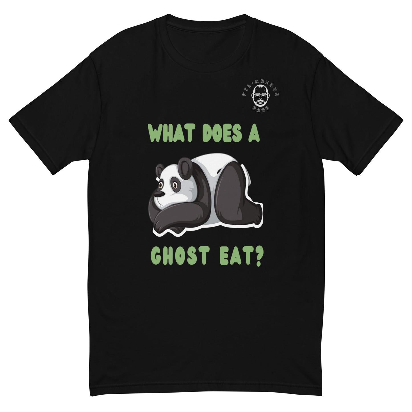 What does a panda ghost eat?-T-shirt - Hil-arious Dads
