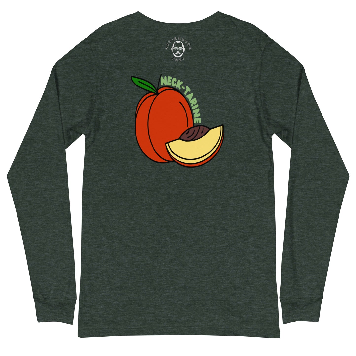 What's a Vampire's favorite fruit?-Long Sleeve Tee - Hil-arious Dads