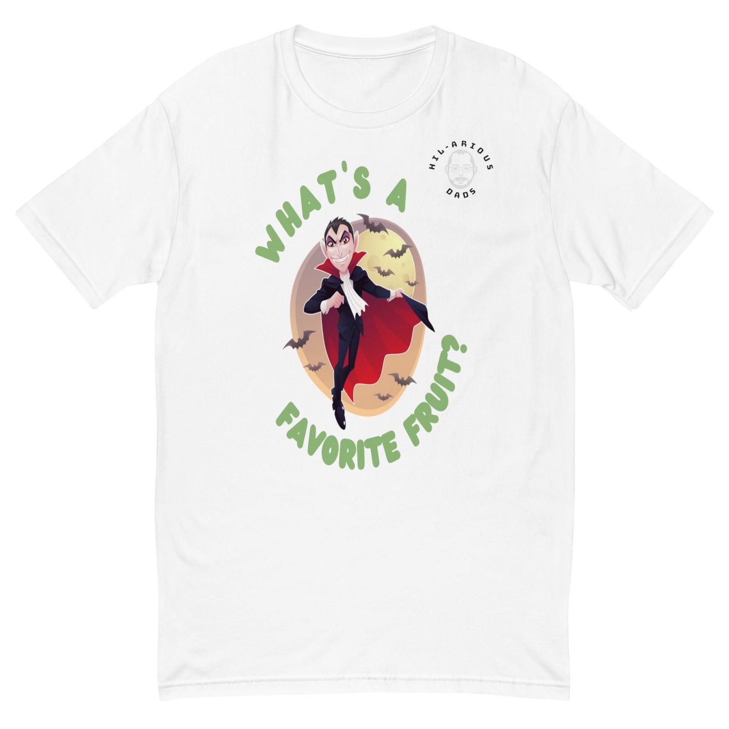 What's a Vampire's favorite fruit?-T-shirt - Hil-arious Dads