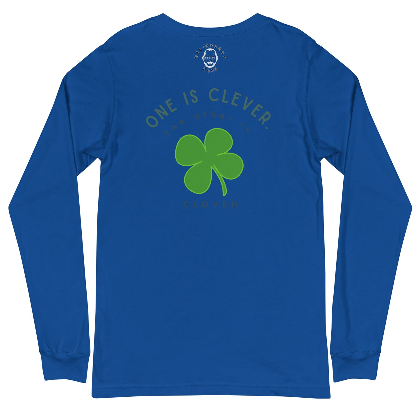 What's the difference between wisdom and luck?-Long Sleeve Tee - Hil-arious Dads