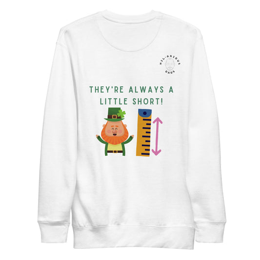 Why can't you borrow money from a leprechaun?-Sweatshirt - Hil-arious Dads